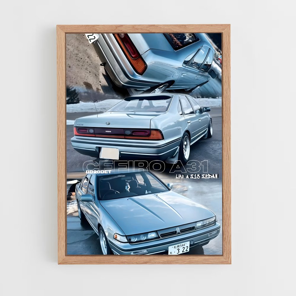 Poster Aérodynamique – affiche Nissan (vue 4)